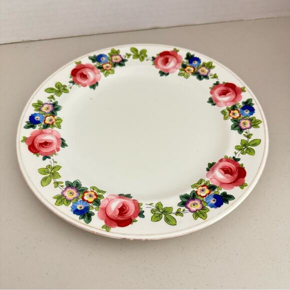 Royal Staffordshire England Vintage Dinner Plate Floral Pattern Single 10in - Picture 1 of 5